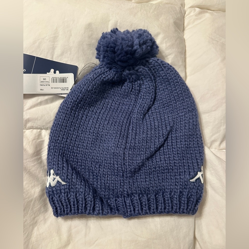 Kappa x US Ski & Snowboard Light Blue Knit Hat - NWT